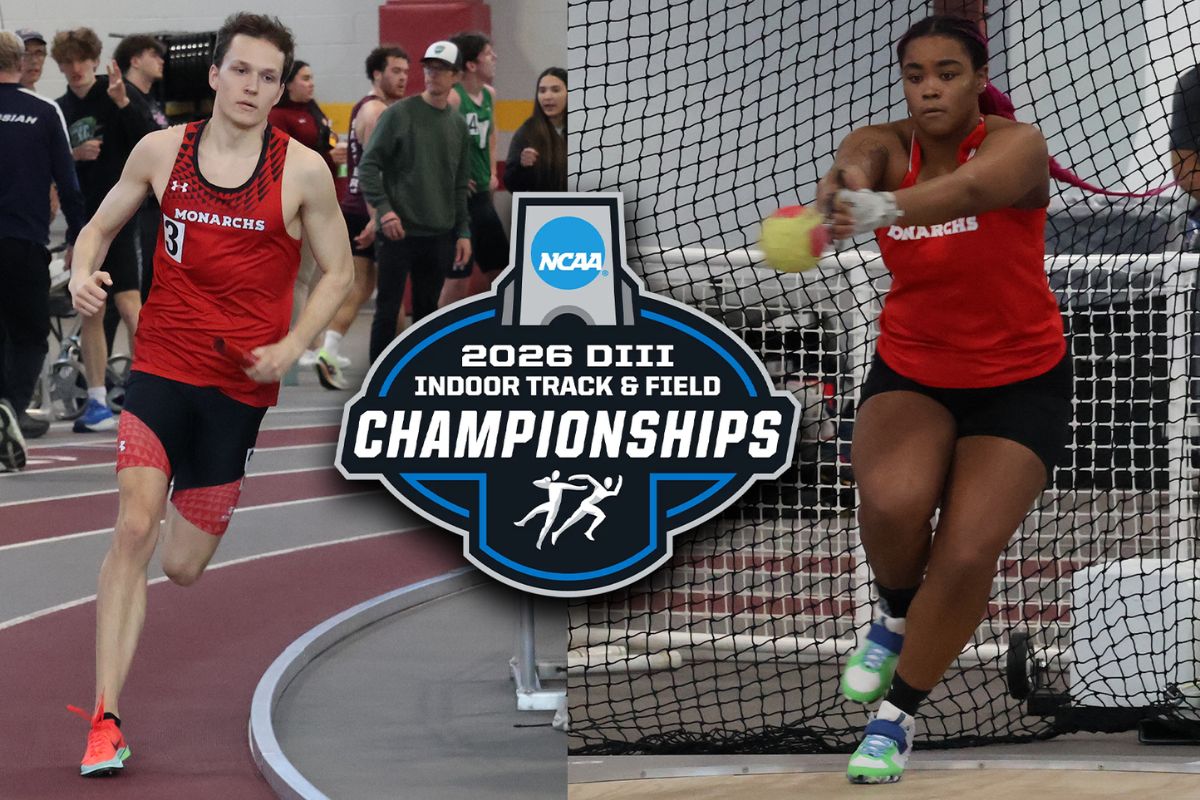Varner and Foytack throwing shotput and running, respectively