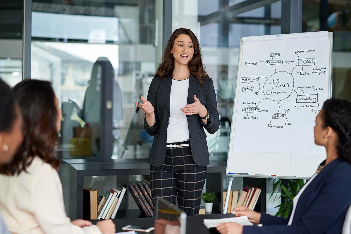 stock office presentation image