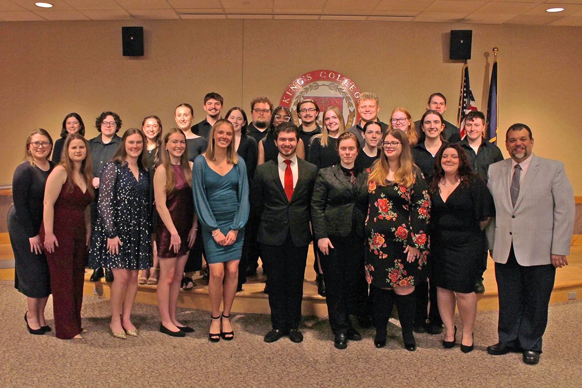Pic of the choir from Senior Solo Night