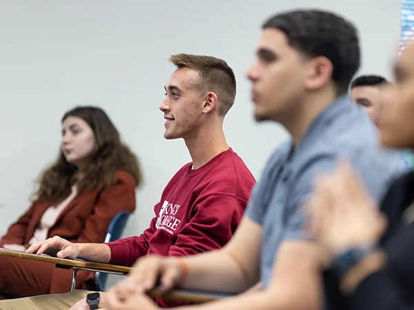 students sitting in a classroom