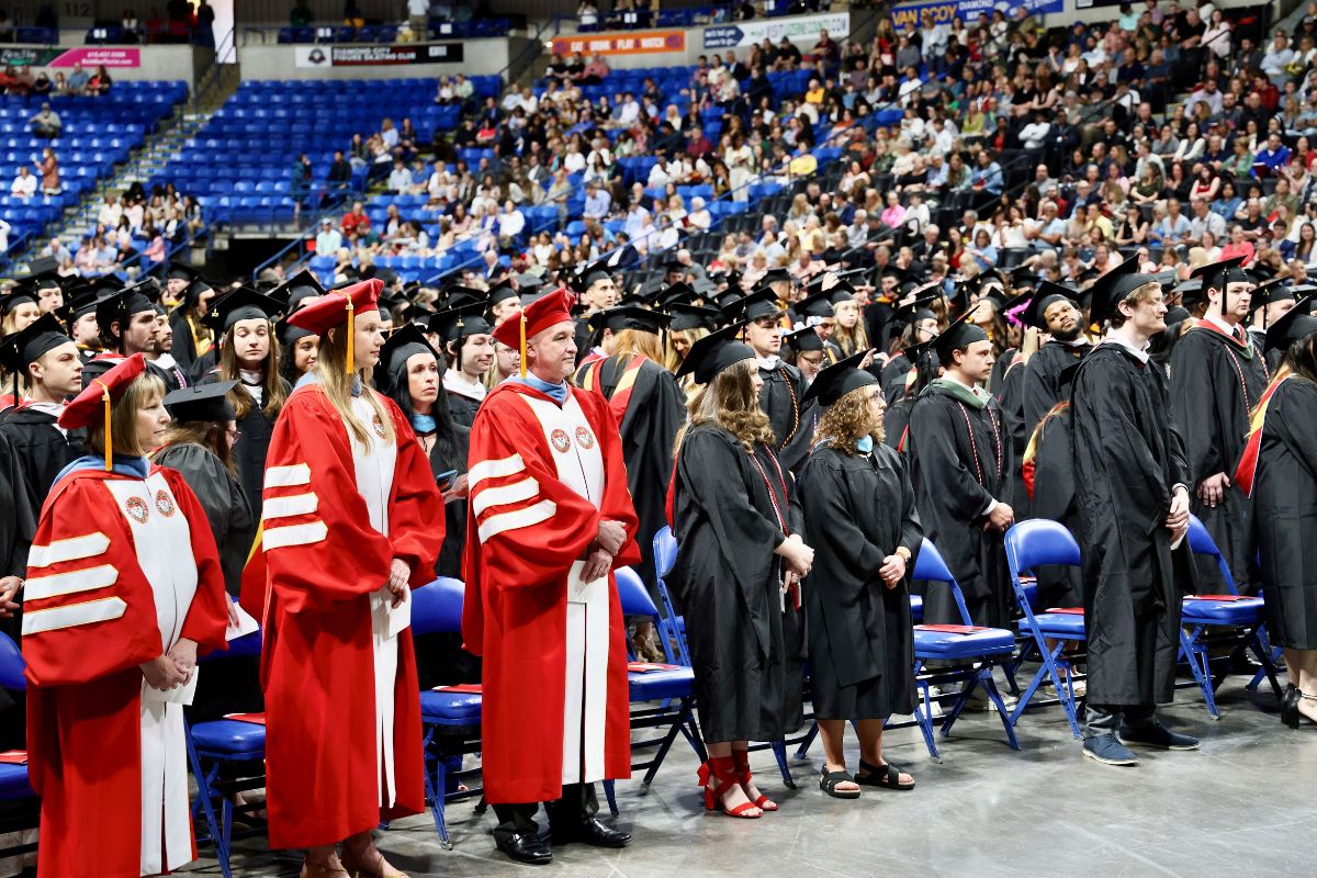 The Class of 2025, including the Colleges first three graduates receiving a Doctor of Occupational Therapy