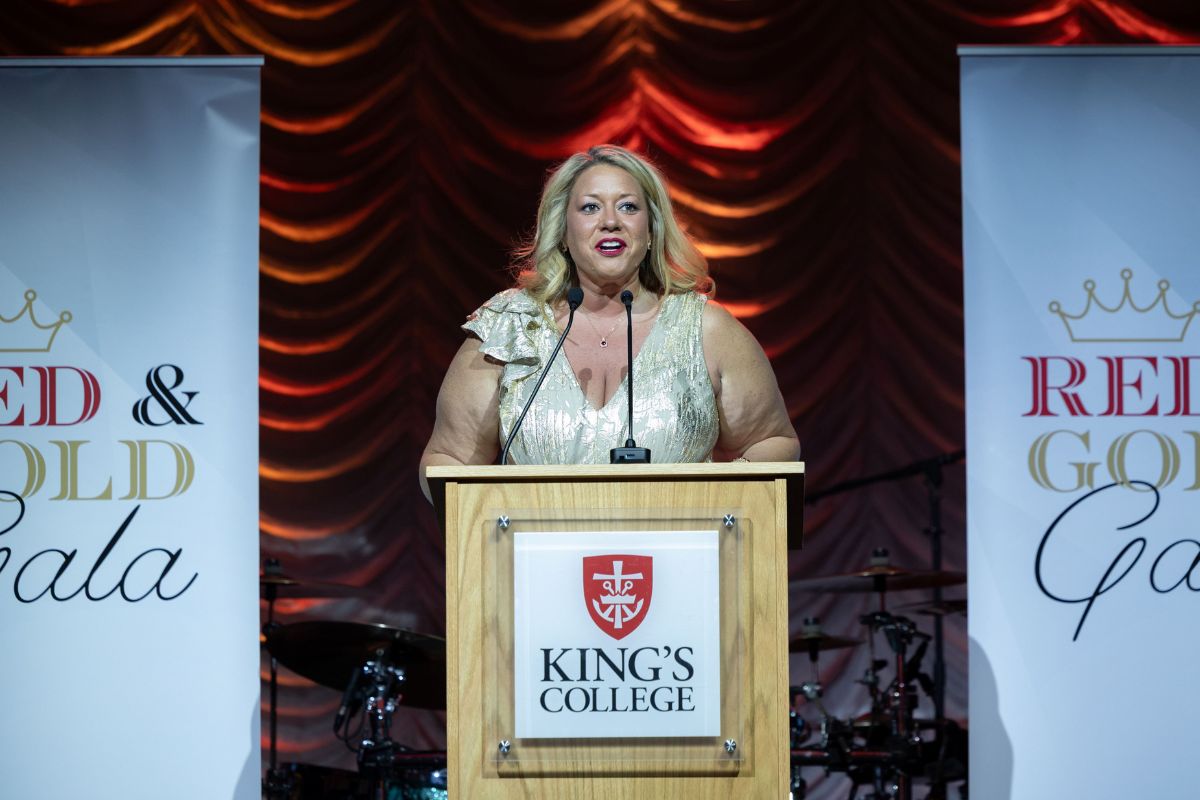 Cassandra Coleman '10 Speaking At Red And Gold Gala