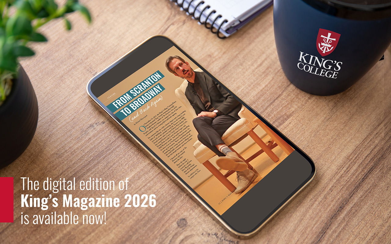 Magazine on Tablet