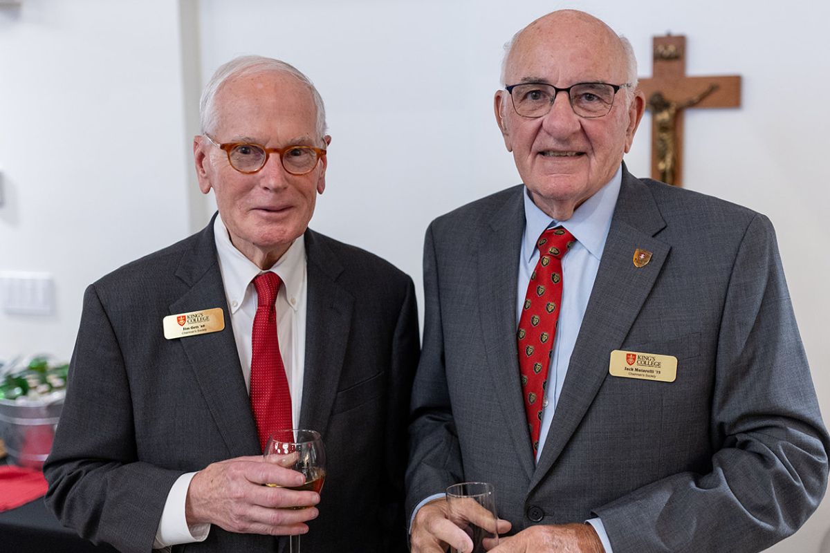James F. Getz ’69, Emeritus Member of the Board of Directors and John C. Mutarelli ’73, Member of the Board of Directors 