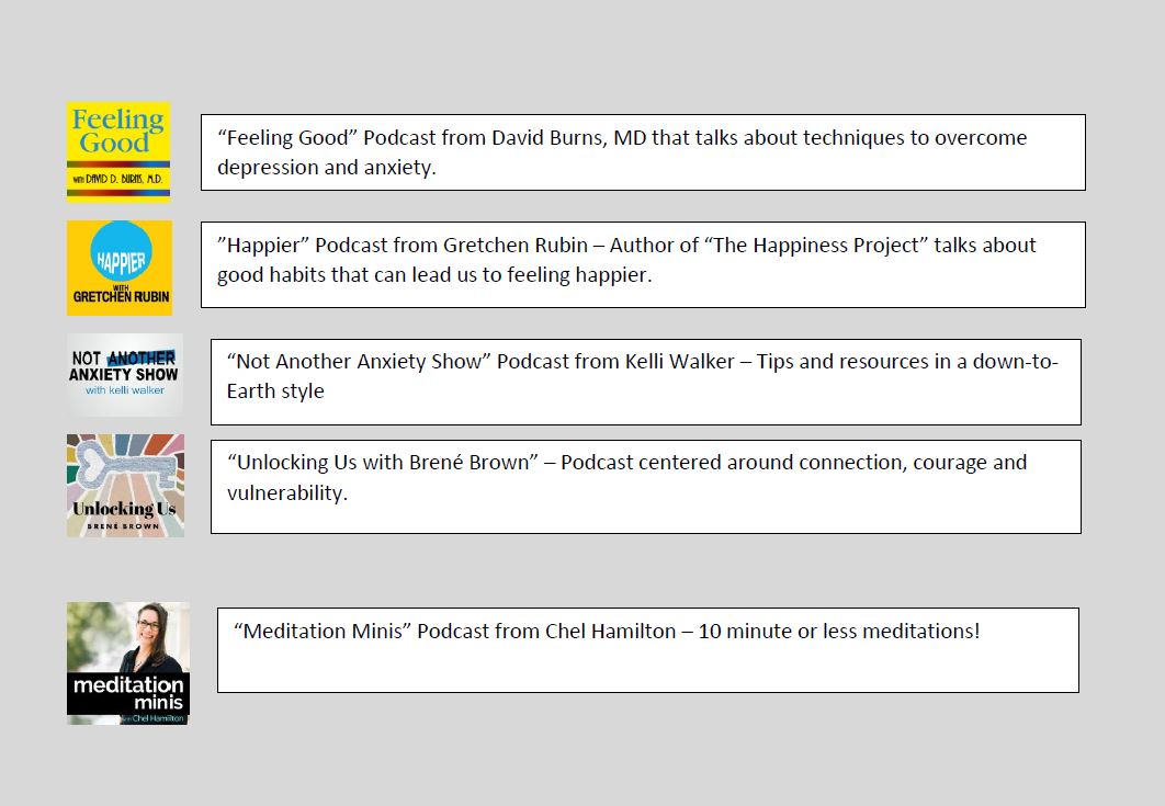 list of podcasts that can help