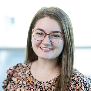 Portrait photo of Emily Flaim in professional attire.