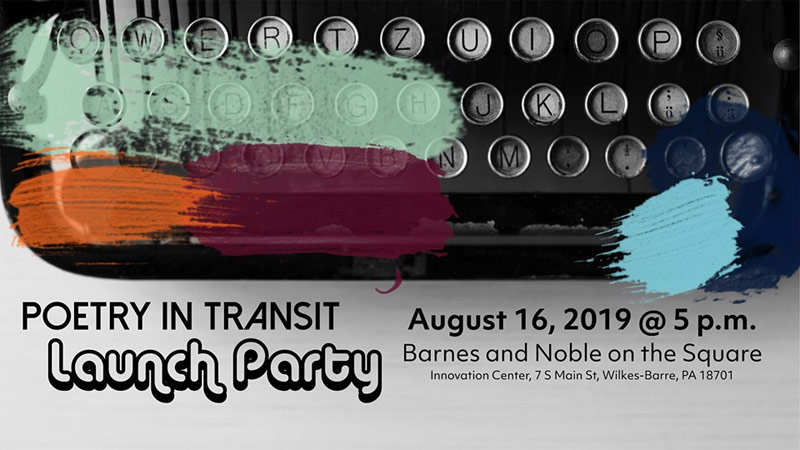 Poetry in Transit Hosting 2019 Launch Party