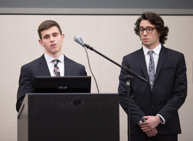 Pictured are Robert Watcher (left) and Rene Sousa (right)