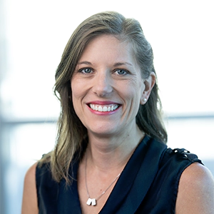 Portrait photo of Gina Oatridge in professional attire.