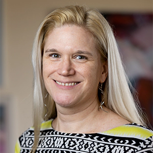 Portrait photo of Robyn Snyder in professional attire.