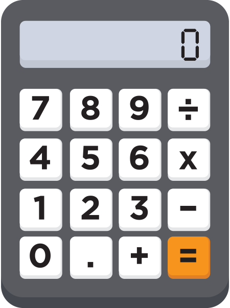 illustration of a calculator