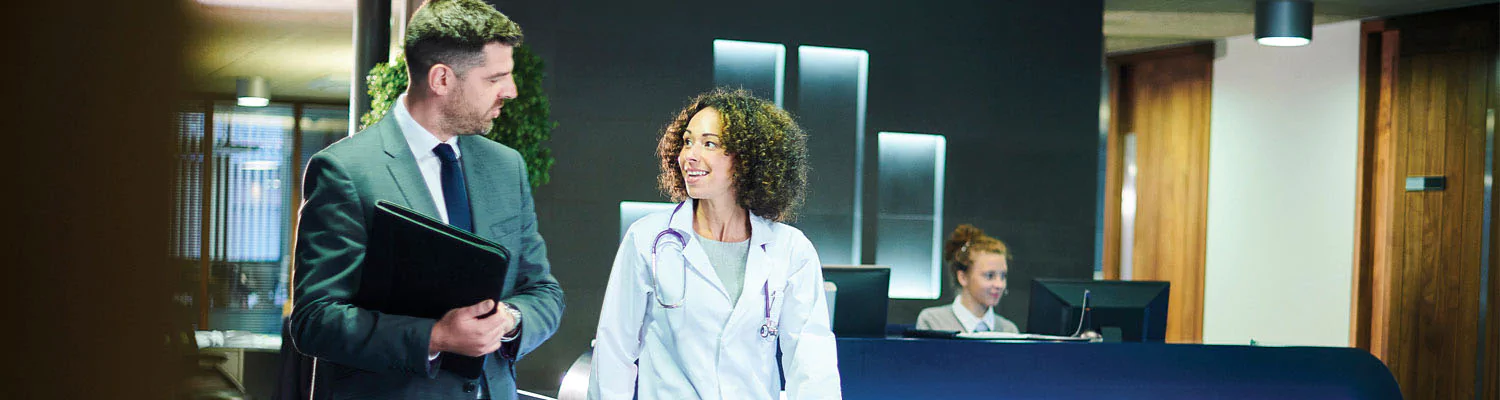 Earn your Masters degree in Healthcare Administration.