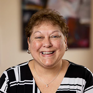 Portrait photo of Judi O'Borski in professional attire.