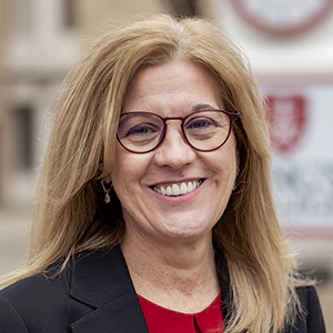 Portrait photo of Bonnie Lanzendorfer in professional attire.