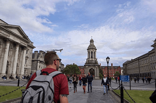 Denis experiences architecture in Dublin, Ireland.